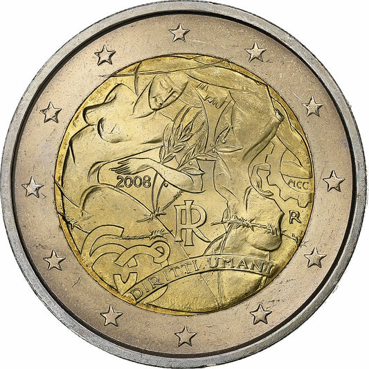 taliančina,
 
 2 eurá,
 
 Ľudské práva
