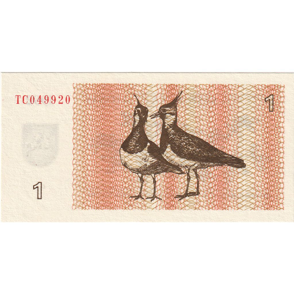 Litva,
 
 1 (kupóny),
 
 1992