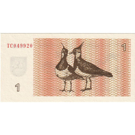 Litva,
 
 1 (kupóny),
 
 1992