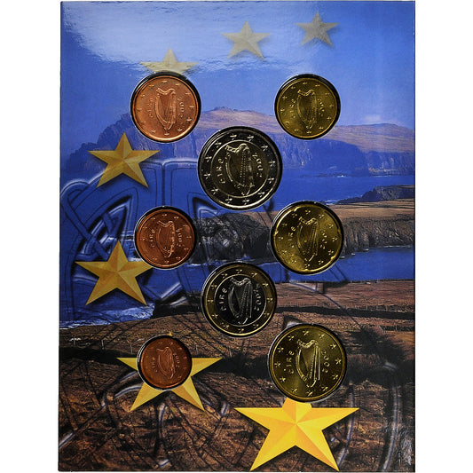 Írsko, 
  
  1 cent za 2 eurá, 
  
  BU
