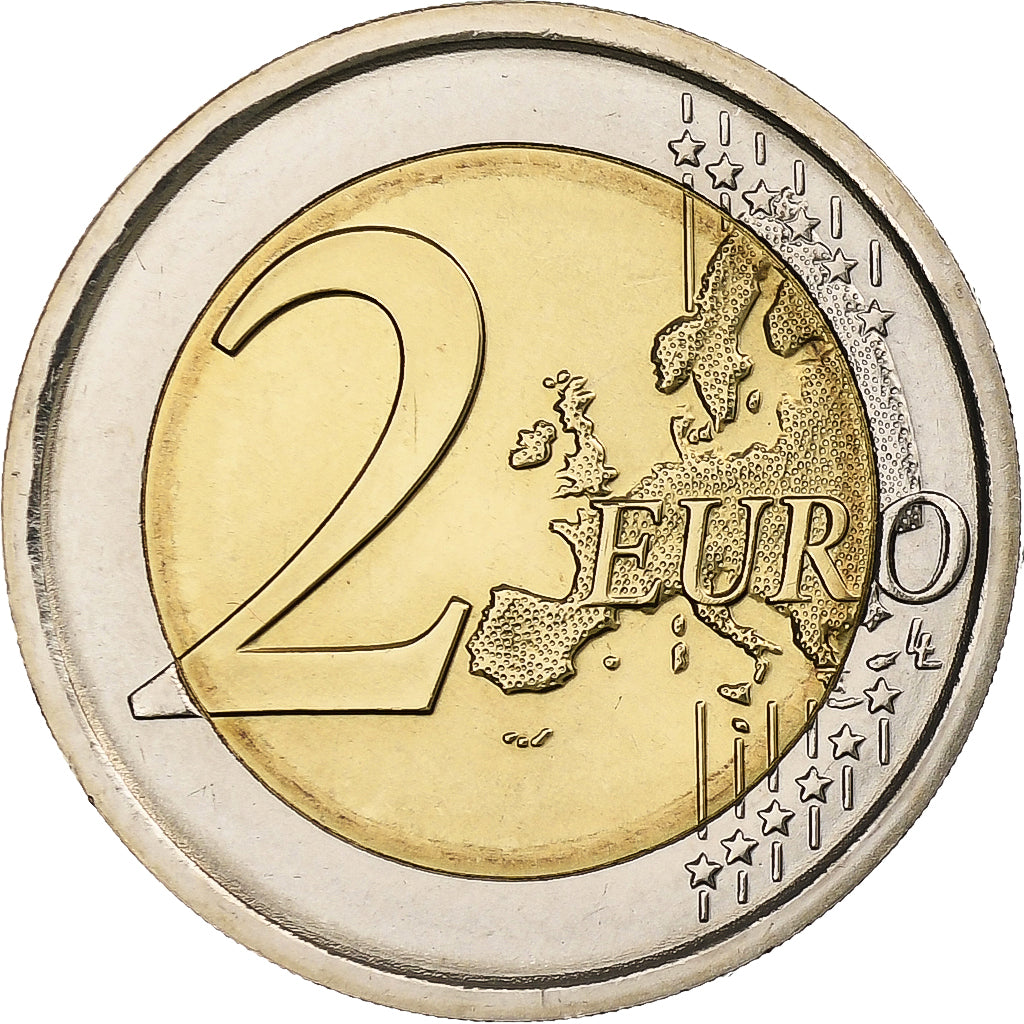 taliančina, 
  
  2 eurá, 
  
  30 rokov pred Drapeau de l'UE