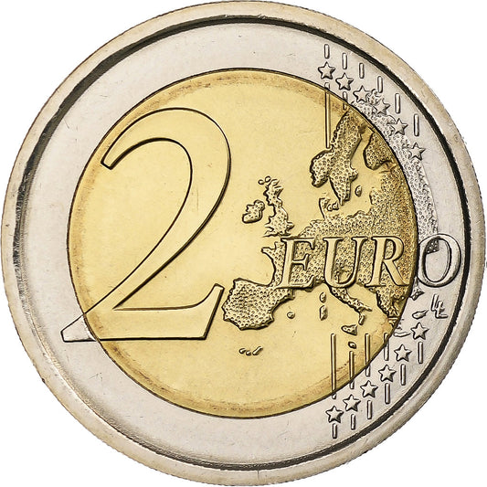 taliančina, 
  
  2 eurá, 
  
  30 rokov pred Drapeau de l'UE