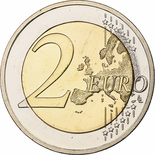 Lotyšsko, 
  
  2 eurá, 
  
  30 rokov pred Drapeau de l'UE