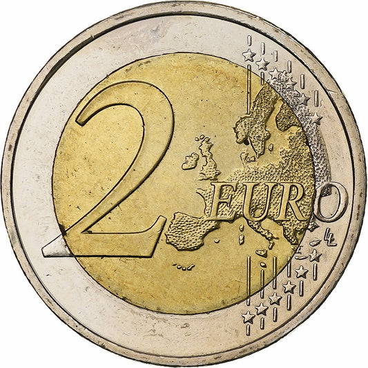 Grécko,
 
 2 eurá,
 
 Hospodárska a menová únia