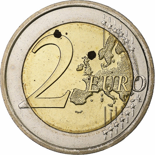 taliančina,
 
 2 eurá,
 
 Hospodárska a menová únia