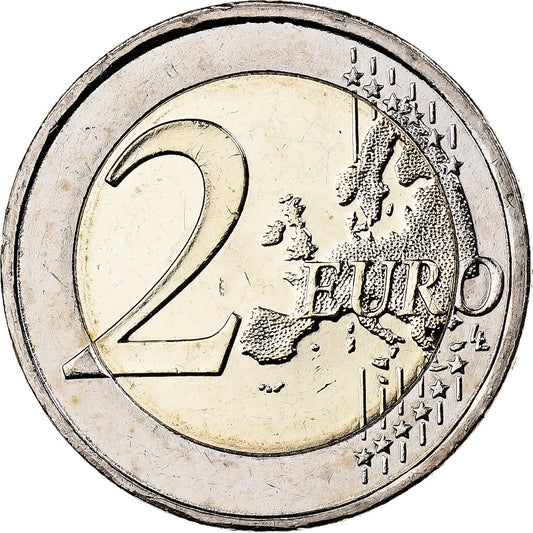 Grécko, 
  
  2 eurá, 
  
  Coloriert