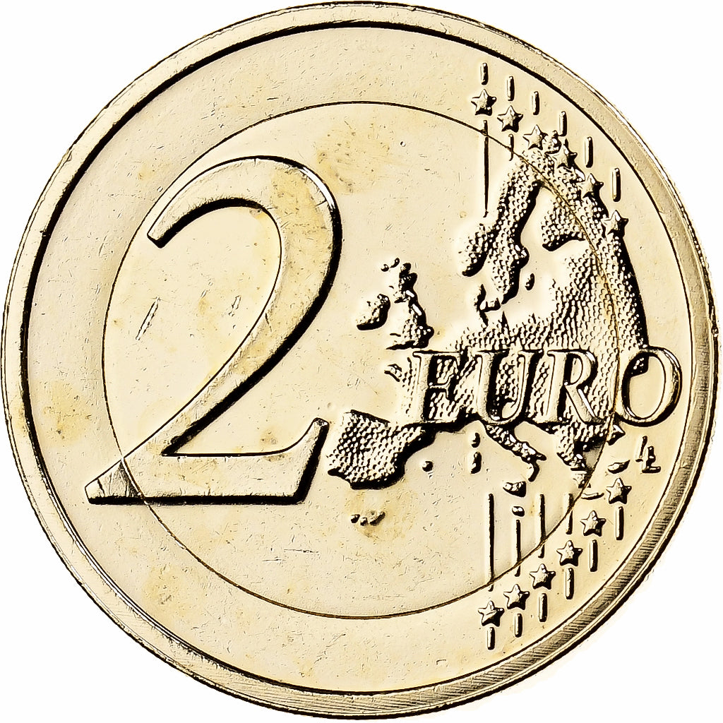 Lotyšsko, 
  
  2 eurá, 
  
  Fantasieprägung .Dorée