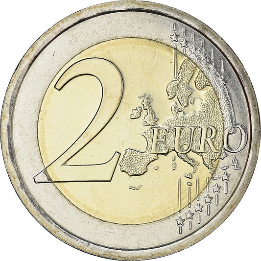 taliančina, 
  
  2 eurá, 
  
  70. Jahrestag der italienschen Verfassung