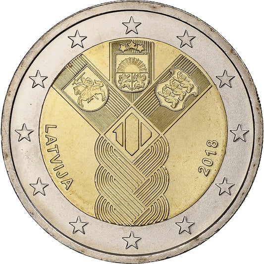 Lotyšsko, 
  
  2 eurá, 
  
  Alternatívne 100 Jahre