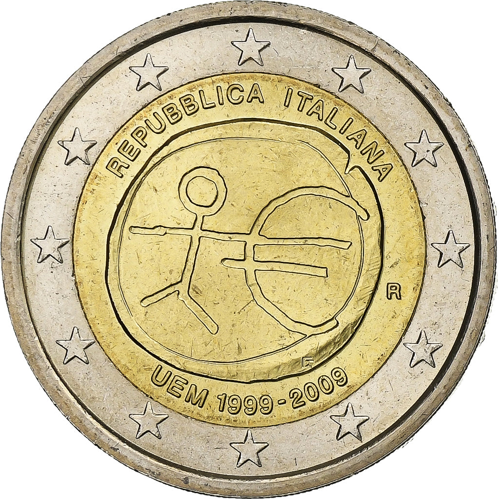 taliančina,
 
 2 eurá,
 
 VEM