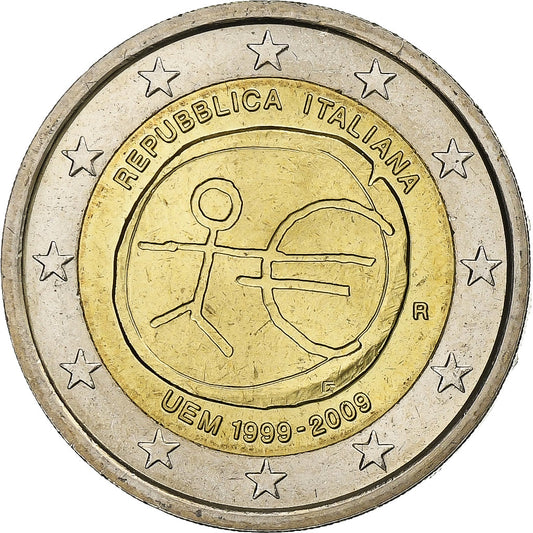 taliančina,
 
 2 eurá,
 
 VEM