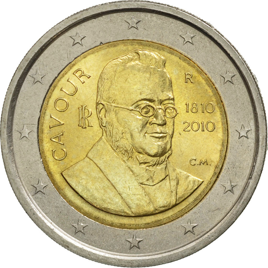 taliančina, 
  
  2 eurá, 
  
  Camille Benso