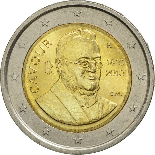 taliančina, 
  
  2 eurá, 
  
  Camille Benso