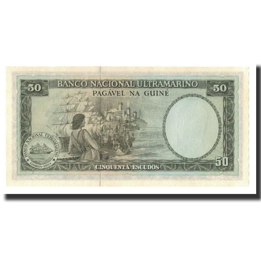 bankovka, 
  
  portugalská guinea, 
  
  50 escudo