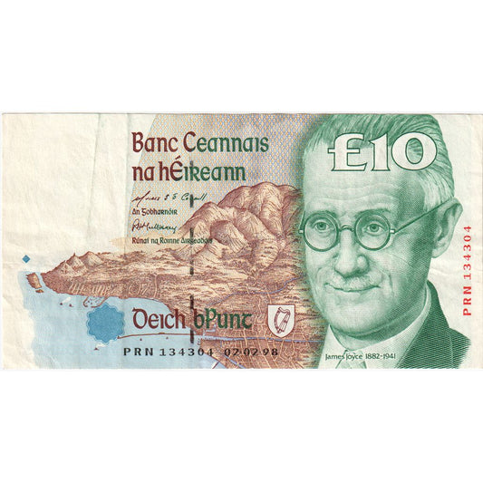 Írsko – Írska republika,
 
 10 libier,
 
 WF (40-45)