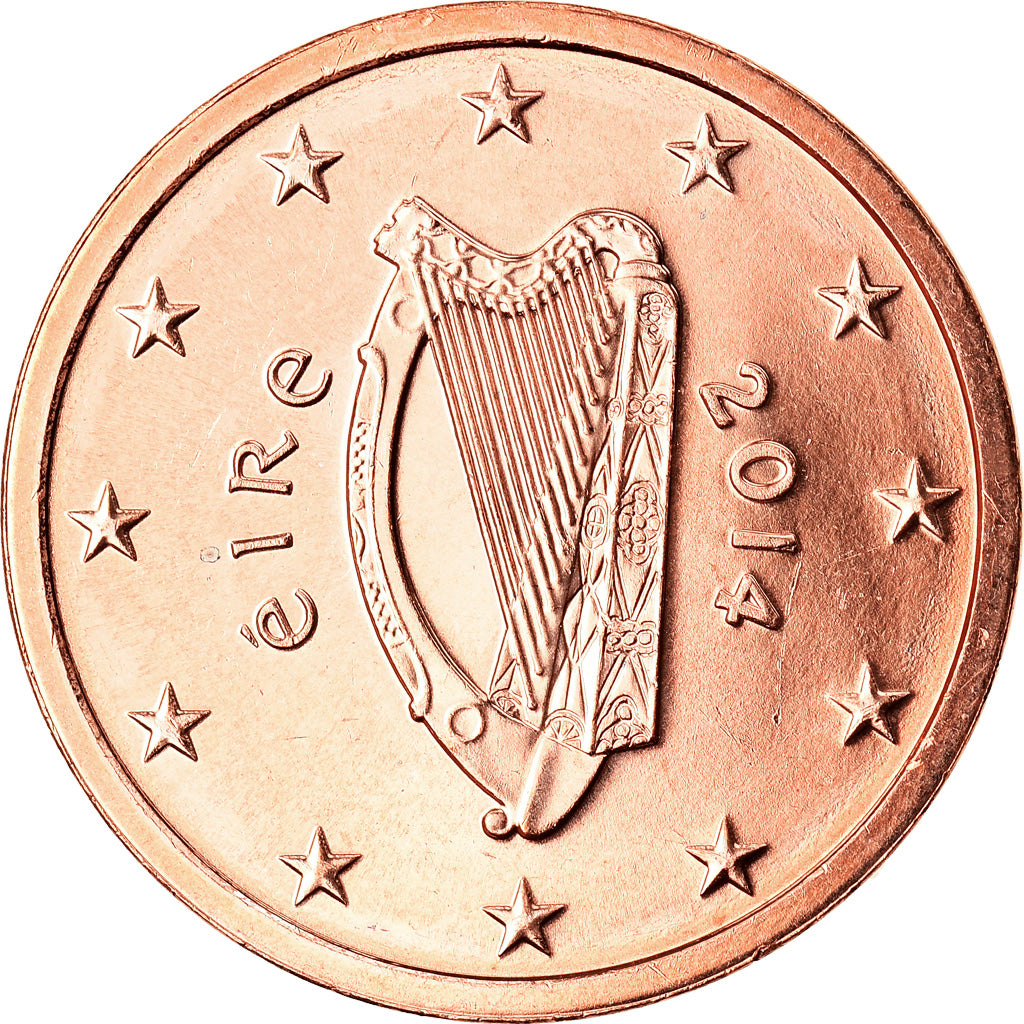 ÍRSKA REPUBLIKA,
 
 2 euro centy,
 
 2014