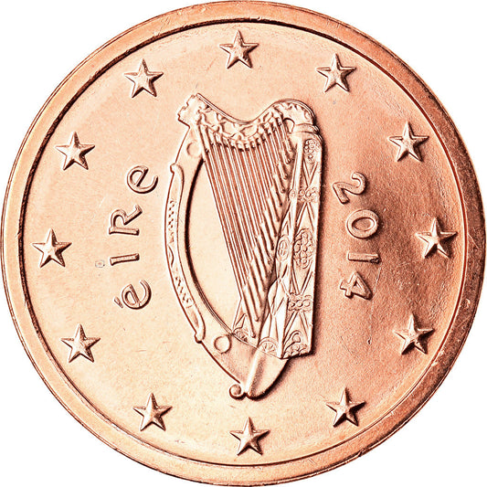 ÍRSKA REPUBLIKA,
 
 2 euro centy,
 
 2014