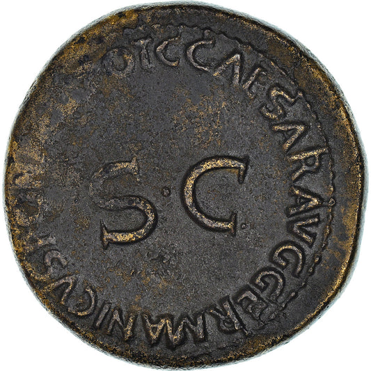 minca,
 
 Caesars Nero a Drusus,
 
 Dupondius