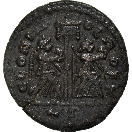 minca,
 
 Konštantín I.
 
 Polovičný Follis