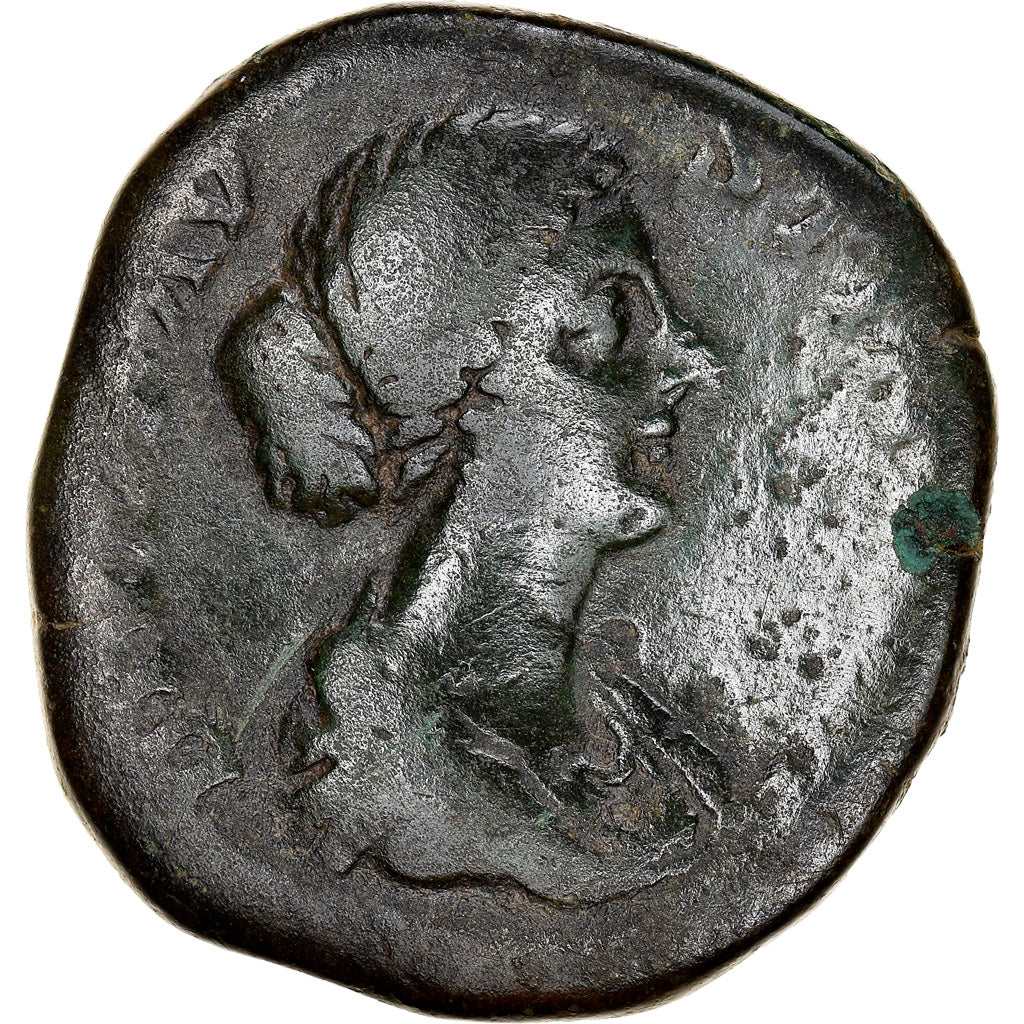 minca,
 
 Diva Faustína II.
 
 Sestertius