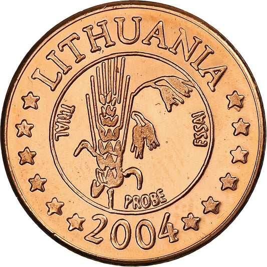 Litva,
 
 2 euro centy,
 
 Fantasie-Euro-Moster