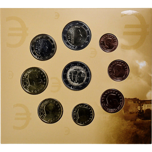 Luxembursko, 
  
  1 cent za 2 eurá, 
  
  BU