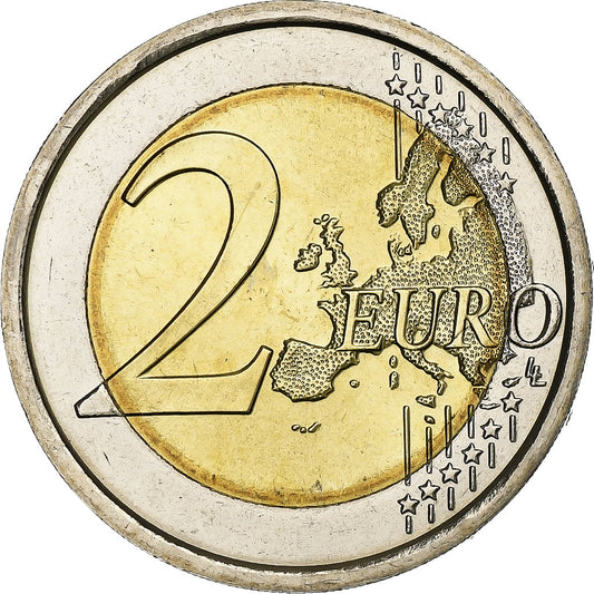 taliančina,
 
 2 eurá,
 
 30 rokov alternatív. Drapeau Europeanen