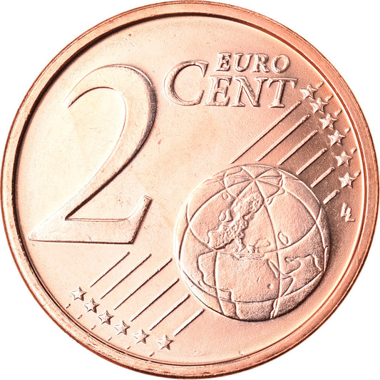 Luxembursko,
 
 2 euro centy,
 
 2016