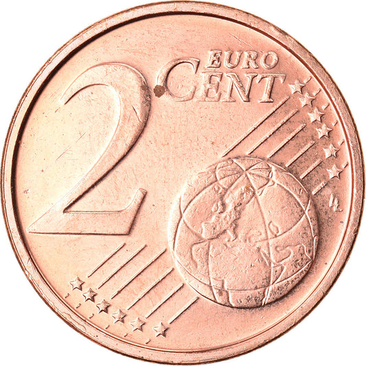 Luxembursko,
 
 2 euro centy,
 
 2018
