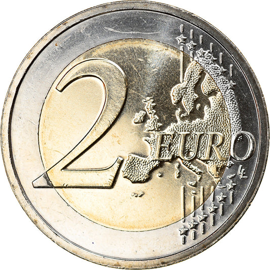 Luxembursko, 
  
  2 eurá, 
  
  100 Jahre des allgemeinen Wahlrechts